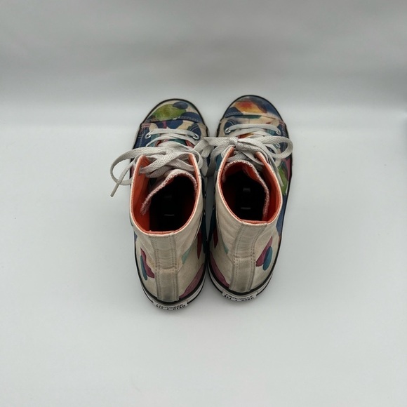 Converse All Star Wild Mango Paint splatter hi tip Chucks - Picture 4 of 10